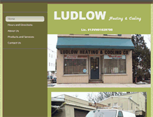 Tablet Screenshot of ludlowhvac.com